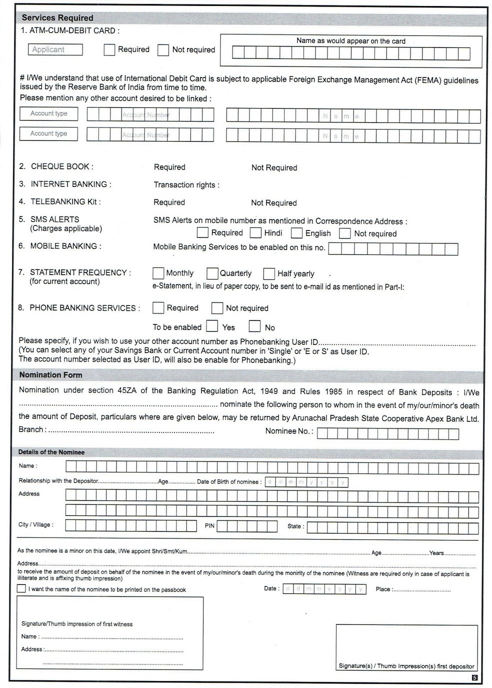 Opening Form